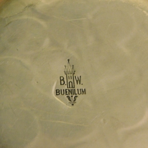 Double Leaf Hammered Aluminum Dishes BW Buenilum - Picture 2 of 2